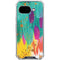 Turquoise Brush Stroke by Etta Vee Google Pixel 9a Clear Case